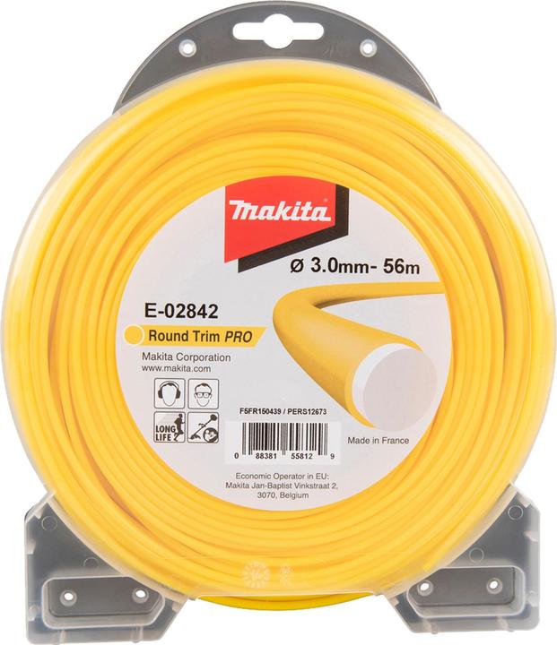 Image du produit Makita Fil de coupe rond 3,0mmx56m (Herbicide, Fil de coupe + bobine de fil)