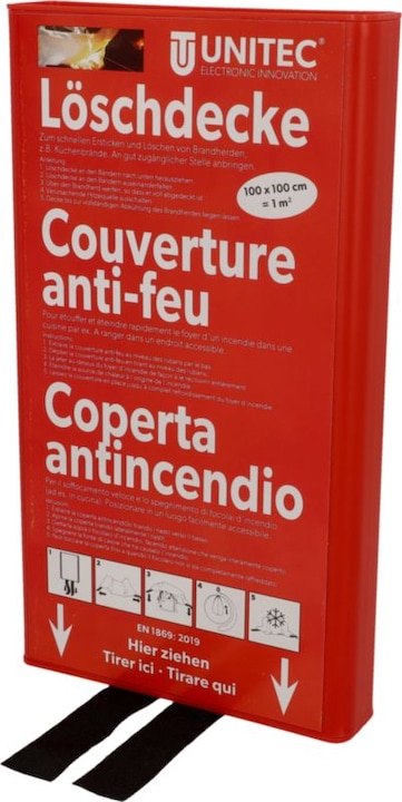 Unitec Fire blanket 100 x 100cm