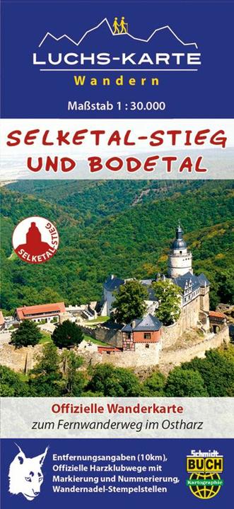 Produktbild Luchs-Wanderkarte Selketal-Stieg und Bo