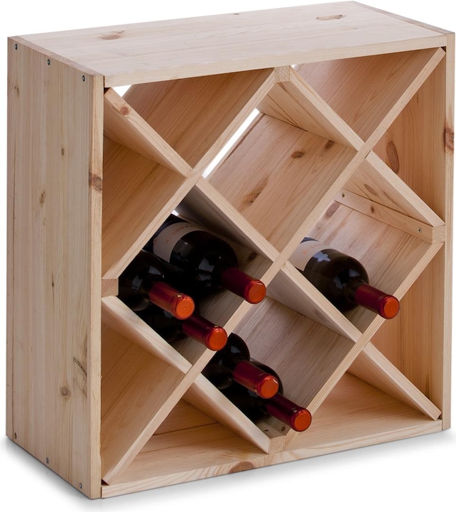Actual product image Zeller Present wine rack (52 x 25 x 52 cm)