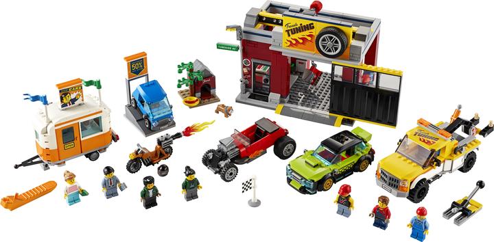 Produktbild LEGO Tuning-Werkstatt (60258, LEGO City)