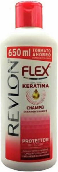 Actual product image Revlon Professional FLEX KERATIN shampoo dyed&highlighted hair 650 ml (650 ml, Liquid shampoo)