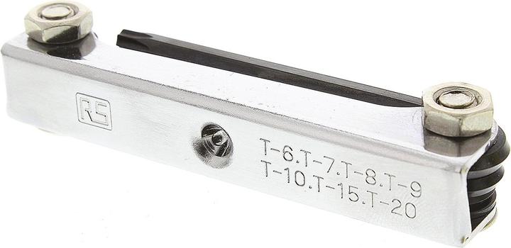 Actual product image RS PRO 7pcs Torx T6-T20 penknifestyle driverset