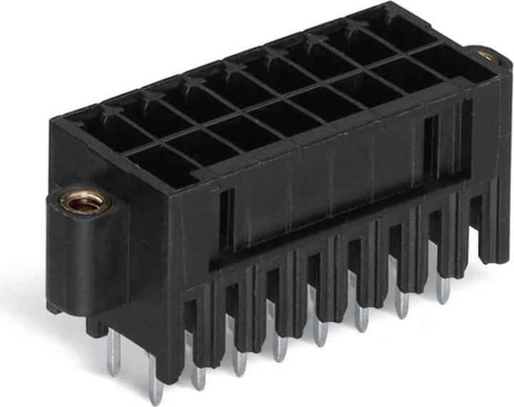 Actual product image Wago THT pin header, 2-row