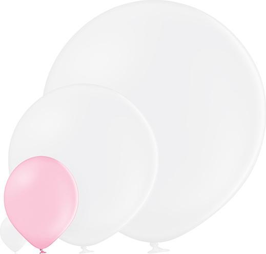 Actual product image Belbal 25 Deco Round Balloons Ø 33 cm PINK (25 x)