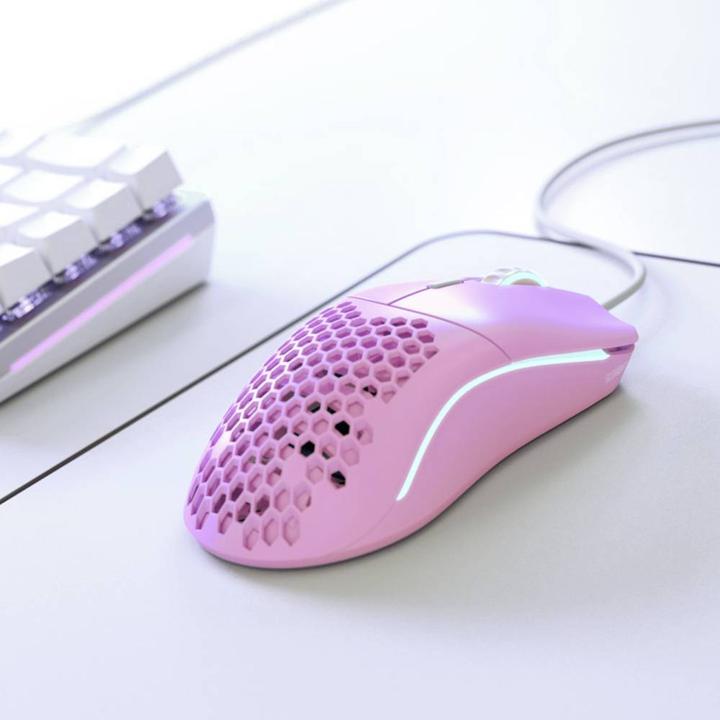 Actual product image Glorious Model O Wired Limited Edition - Pink - Forge (Cable)