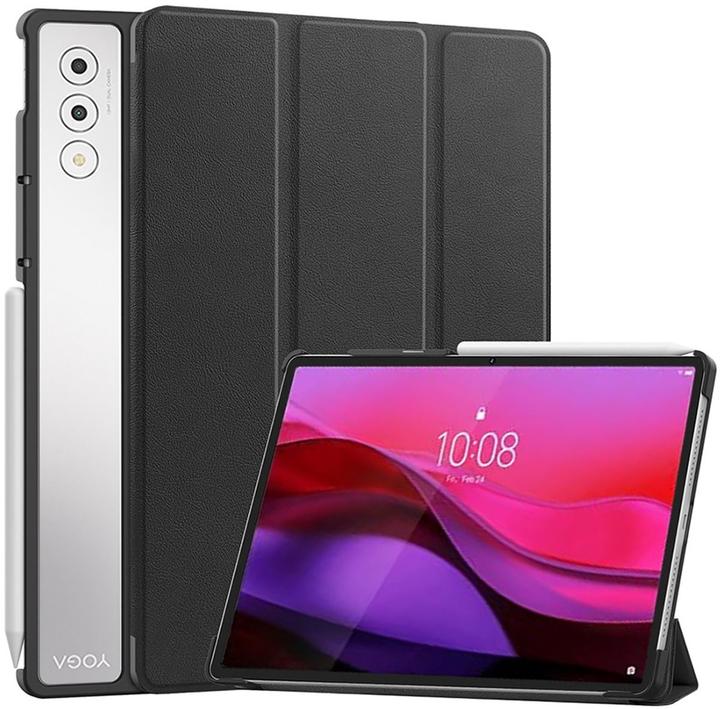 Produktbild Just in Case PU-Leder Book Hülle Schwarz Lenovo Yoga Tab Plus (Lenovo Yoga Tab Plus)