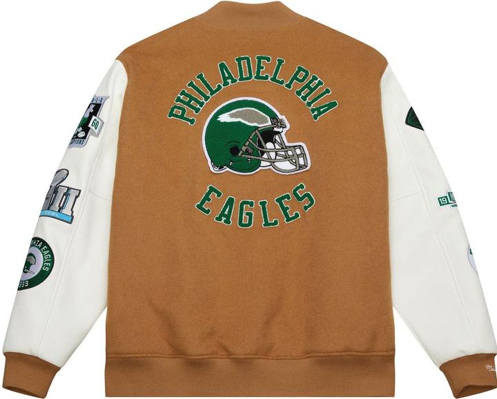 Immagine prodotto Mitchell & Ness Varsity Jacke DUSTED Philadelphia Eagles - S (S)