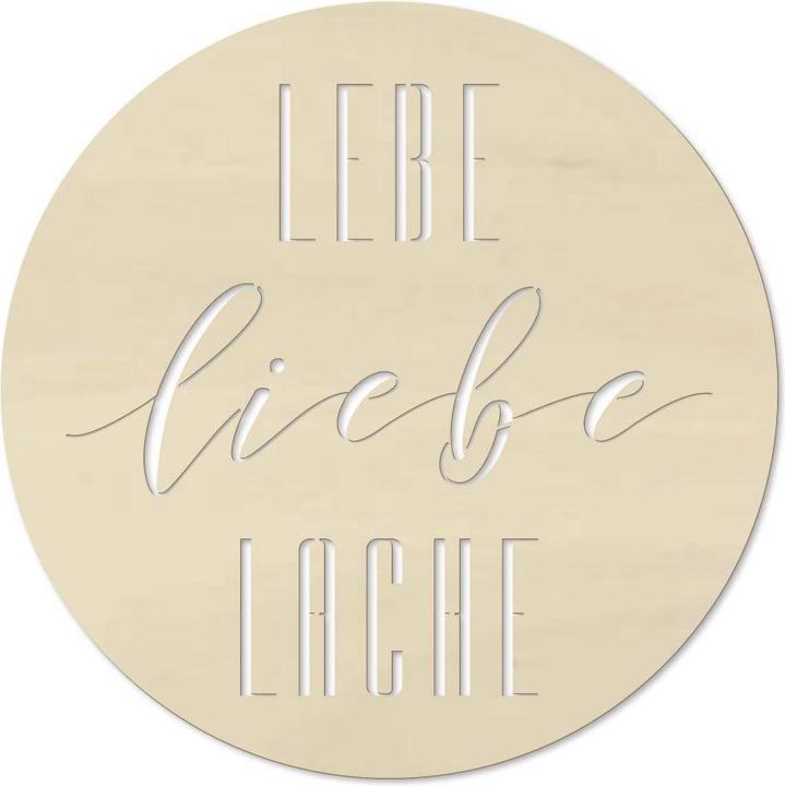 Image du produit Trenddeko Poplar - Live Love Laugh