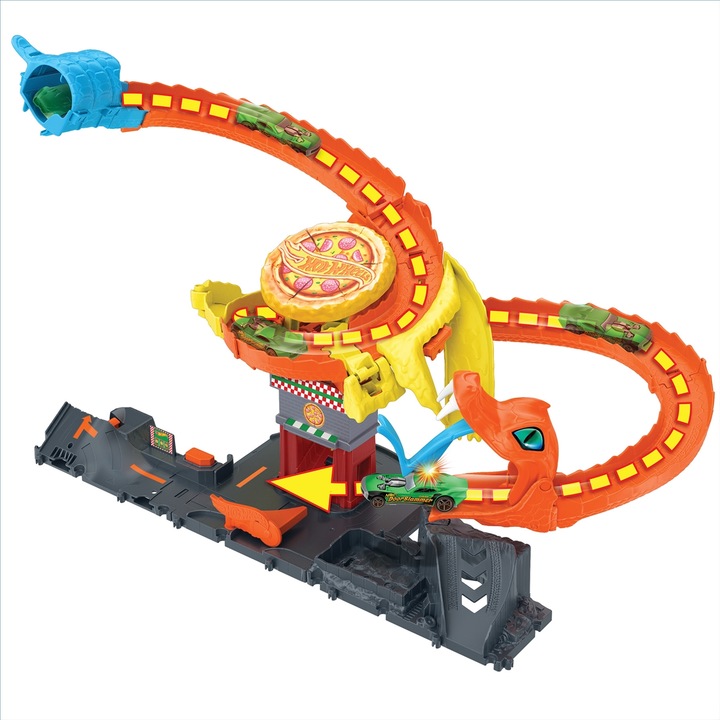 Actual product image Hot Wheels City Cobra Slam Pizza Attack