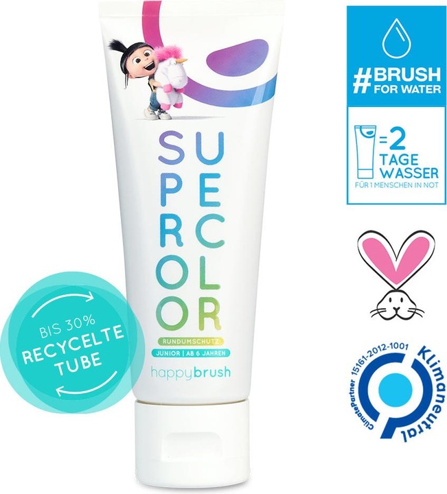 Produktbild happybrush Zahnpasta SuperColor, 75 ml (75 ml)