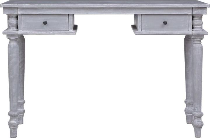 Produktbild vidaXL Mahagoniholz Massiv Schreibtisch 115x50x78cm Computertisch Bürotisch (115 x 50 x 78 cm)