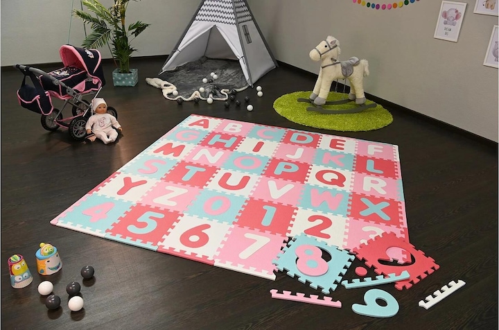 Actual product image Knorrtoys Puzzle mat alphabet numbers (180 x 180 cm)