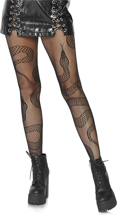 Produktbild Leg Avenue Strümpfe Net Snakes Schwarz (One Size)