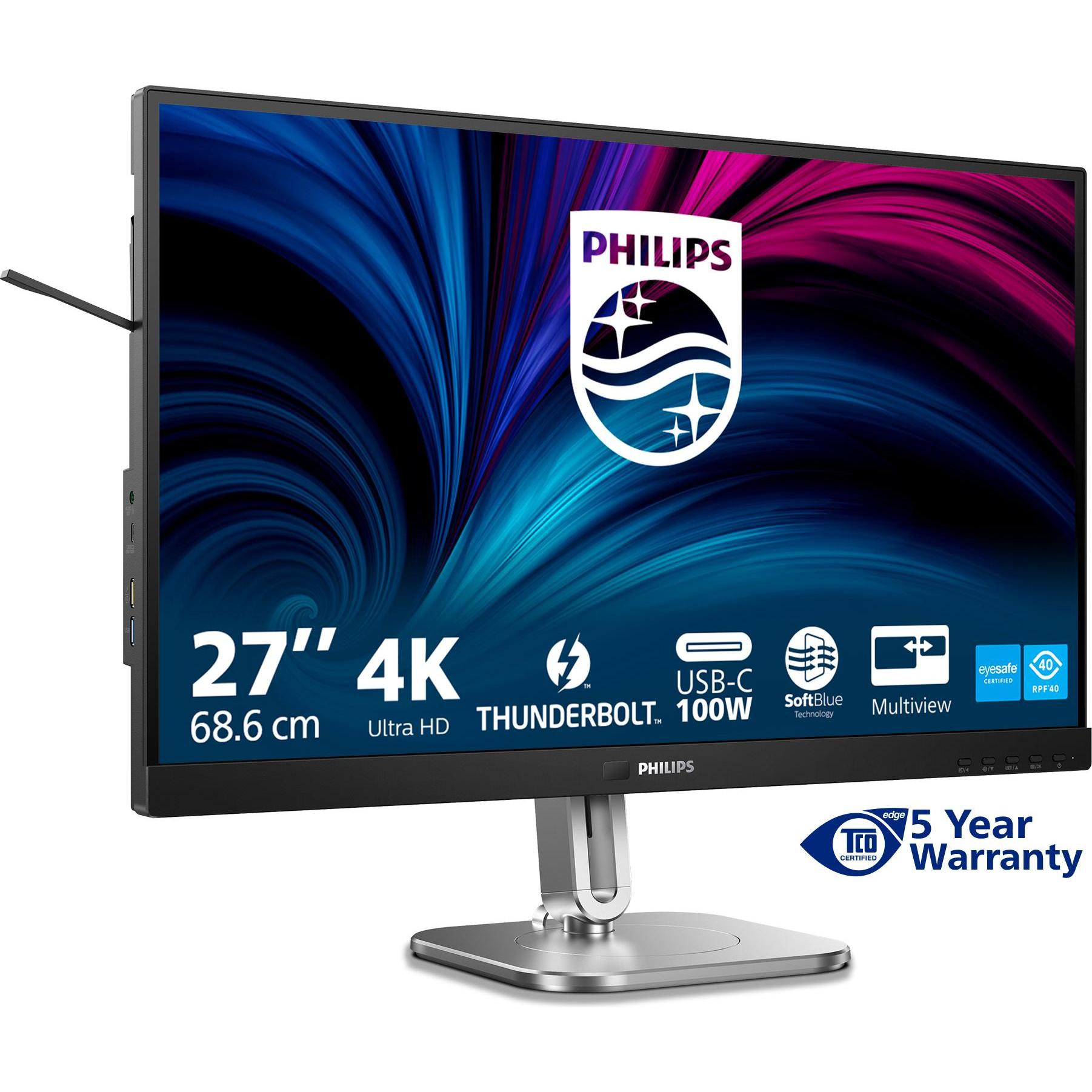 Philips MMD 27B2U6903/00 IPS Monitor,,, Speakers, 2x HDMI, Port, USB Hub, TBT 4 OD, USB-C, Rj 45 (38