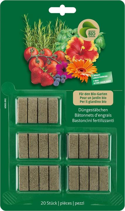 Image du produit Migros-Bio Garden Bâtonnets d'engrais (0.06 kg)