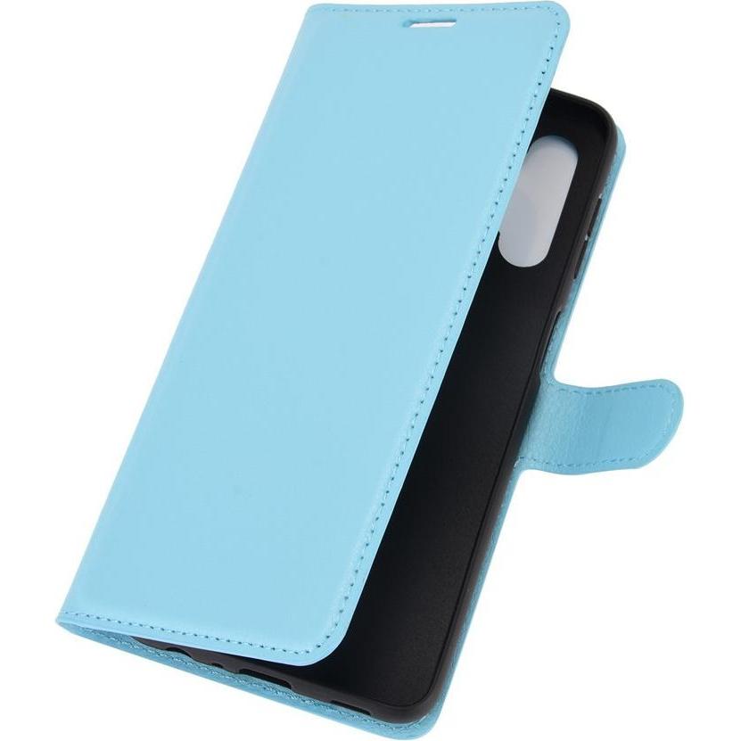 Thumbnail - Cover-Discount Galaxy A32 5G - Leder Etui Hülle hellblau (Samsung Galaxy A32 5G), Smartphone Hülle, Blau