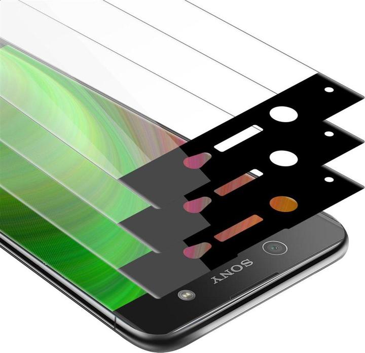 Produktbild Cadorabo Vollbild Displayschutzglas (3 Stück, Sony Xperia XA Ultra)