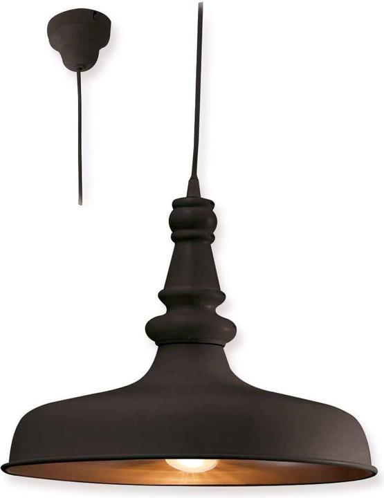 Actual product image Loberon Hanging lamp Camryn black (E27)