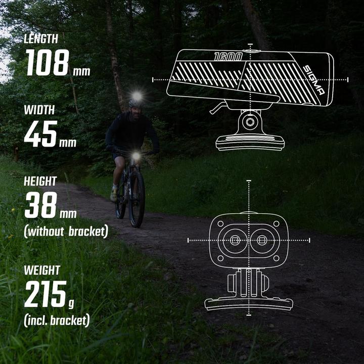 Produktbild Sigma Sport Buster 1600HL (1600 lm)