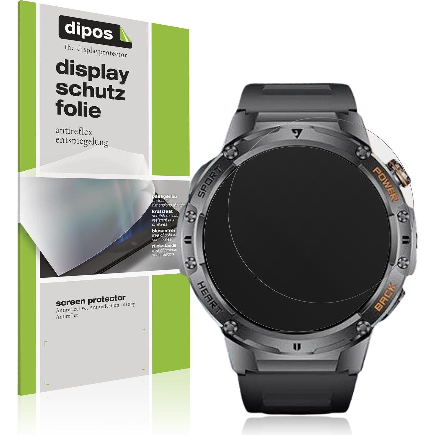 Dipos Schutzfolie Matt für ESFOE DM1-F-ZC, Smartwatch Schutzfolie, Transparent
