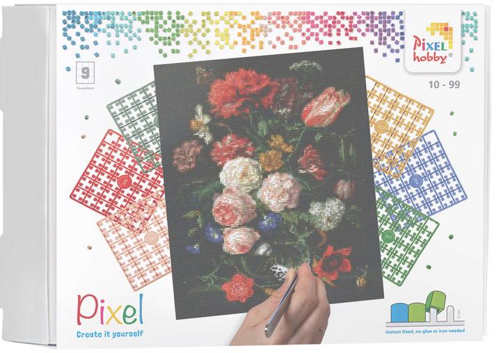 Actual product image Pixelhobby Pixel Classic 9 base plate kit - Flowers - De Heem