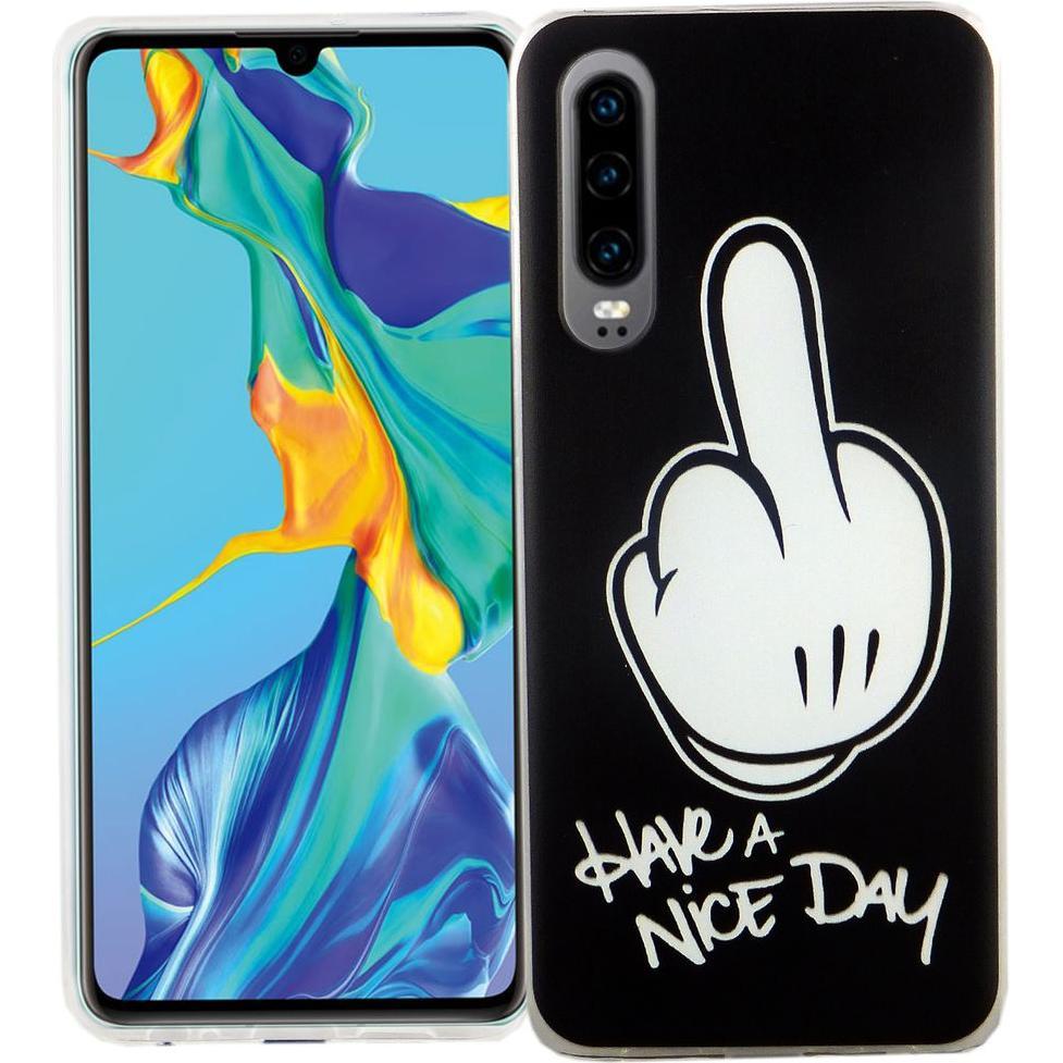 Thumbnail - König Design Huawei P30 Hülle Case Handy Cover Schutz Tasche Schutzhülle Bumper Etuis Schwarz (Huawei P30), Smartphone H...