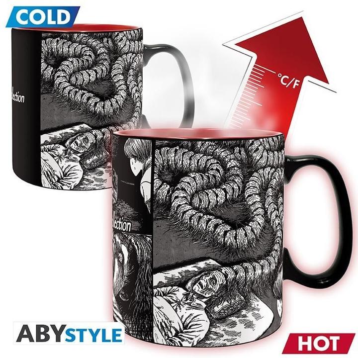 Actual product image ABYstyle Junji Ito Tazza 460ml Heat Change : Honored Ancestor (460 ml, 2 x)