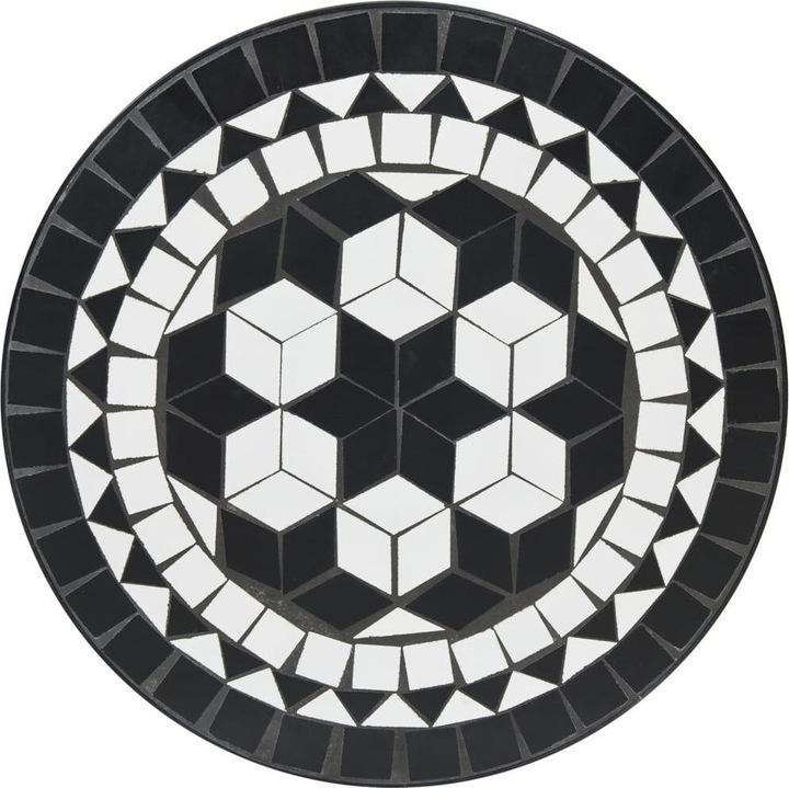 Produktbild VidaXL Mosaik-Bistrotisch Ø50 x 70 cm Keramik (50 cm)