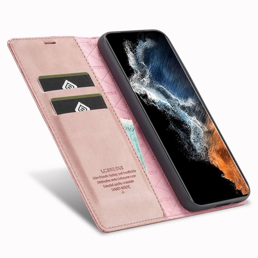Thumbnail - Cover-Discount Galaxy S23 - Stand Flip Case Hülle rosa (Samsung Galaxy S23+), Smartphone Hülle, Rosa