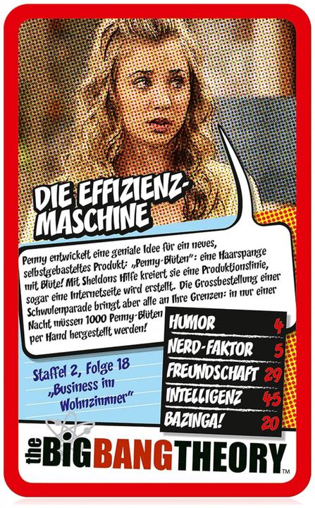 Actual product image Winning Moves Επιτραπέζιο Παιχνίδι The Big Bang Theory Top Trumps Specials Quiz Knowledge Card Game