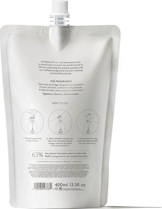 Produktbild Molton Brown Orange & Bergamot Fine Liquid Hand Wash Refill (Flüssigseife, 400 ml)