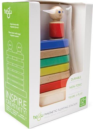 Actual product image Tegu Baby Big Magnetic Stacker 12 parts