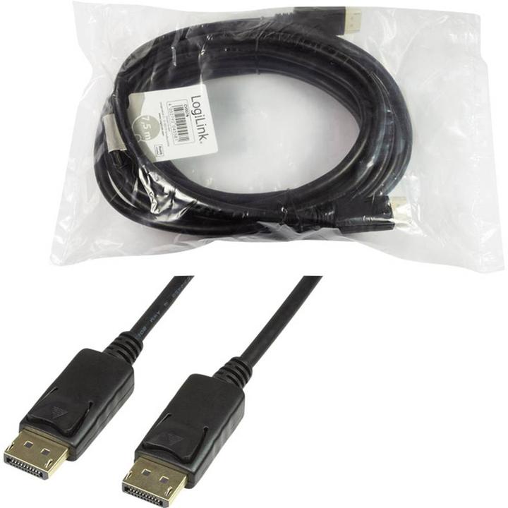 Actual product image LogiLink DisplayPort — DisplayPort (7.50 m, DisplayPort, 1.2)