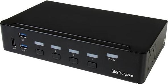 Produktbild StarTech 4 Port HDMI KVM Switch - HDMI KVM Umschalter mit USB 3.0 Hub - 1080p