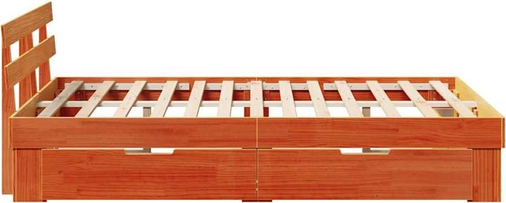 Actual product image vidaXL Holzbett (135 x 190 cm)