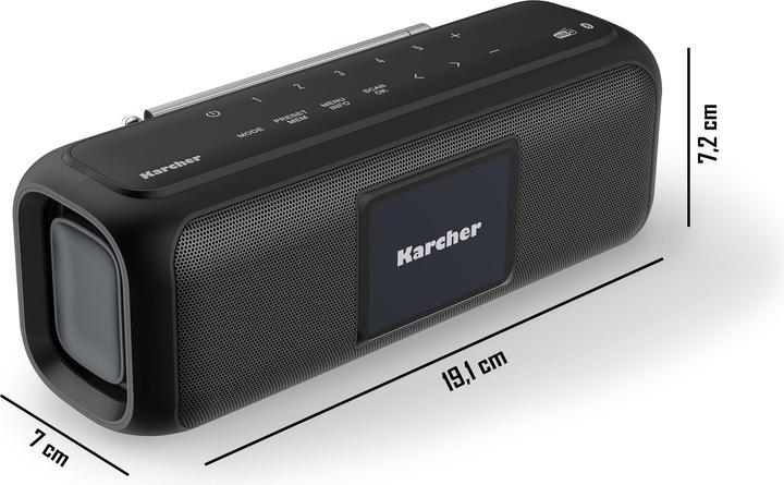 Actual product image Karcher DAB Go (DAB+, FM, Bluetooth)