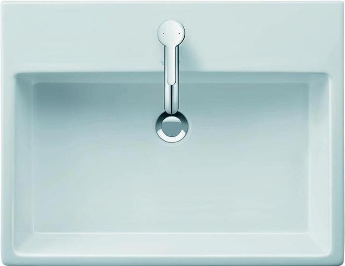 Produktbild Duravit Waschtisch VERO AIR m ÜL HLB 600x470mm 1 Hahnloch weiss WG (470 mm, 600 mm)