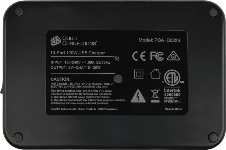 Actual product image Good Connections PCA-D002S. Charging type: Indoor, Power source: AC, Charging compatibility: Universal. Input... (120 W)