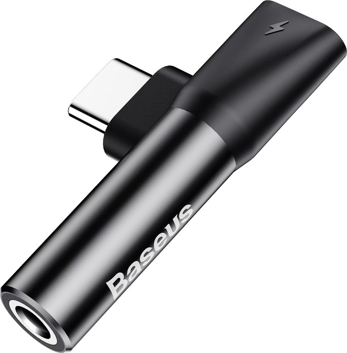 Actual product image Baseus 2in1 USB Type-C Adapter (USB Type C, 3.5mm jack, USB Type C)