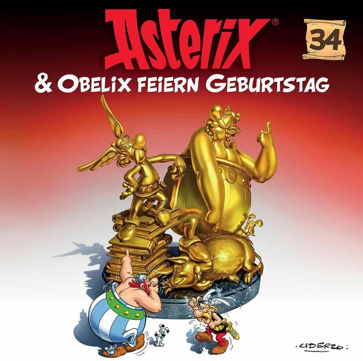 Actual product image Asterix 34 - Asterix & Obelix celebrate their birthday (Uderzo, René, Albert/Goscinny, German)