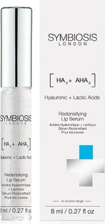 Actual product image Symbiosis London Redensifying Lip Serum with Hyaluronic and Lactic Acids 8ml (Lip serum, 8 ml)
