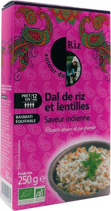 Actual product image Autour du Riz Dal from rice and lentils: Indian flavours (Cooking time: 12')