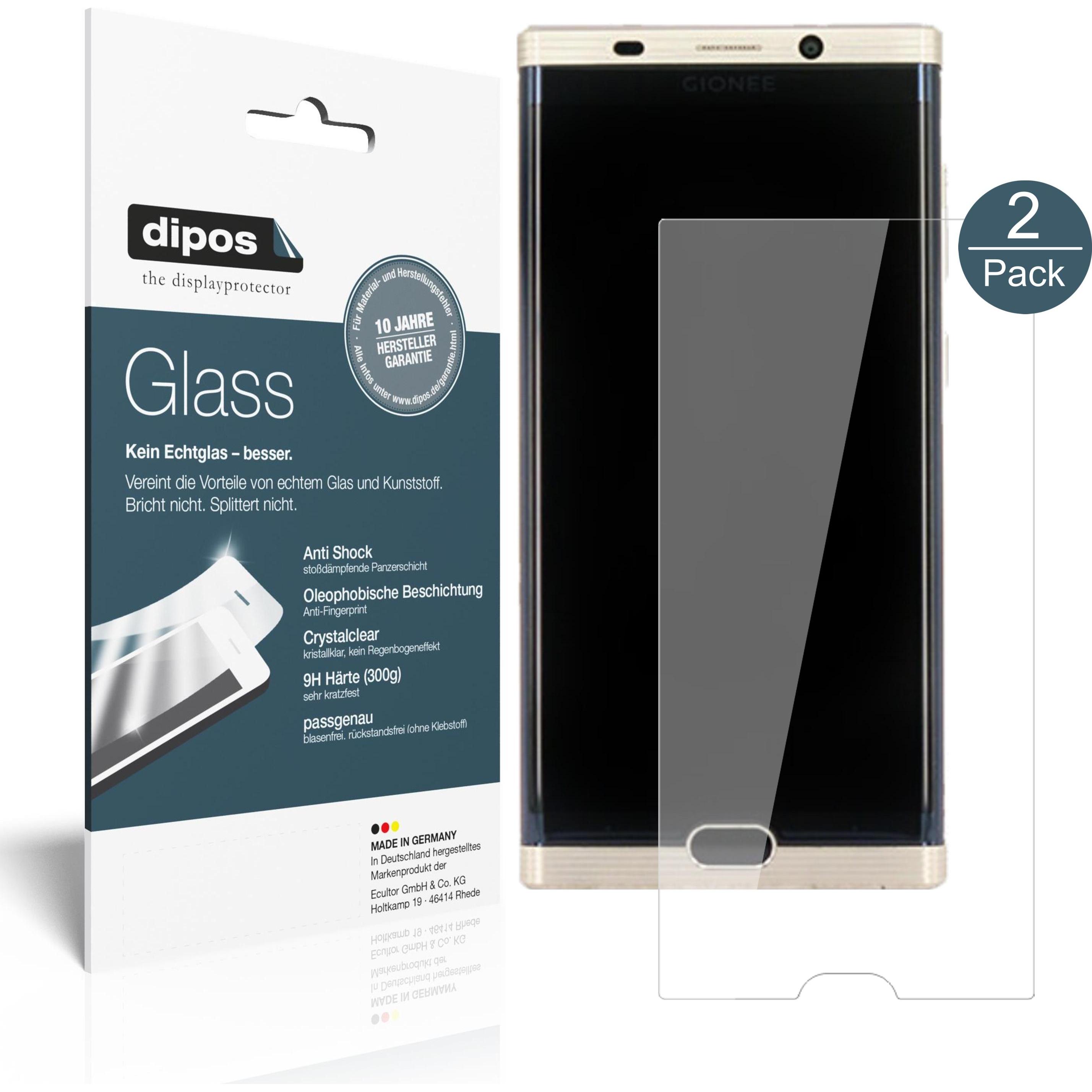 Dipos Displayschutz Anti-Shock (1 Stück, Gionee M2017), Smartphone Schutzfolie, Transparent
