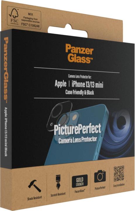 Actual product image PanzerGlass Camera Protector (1 Piece, Apple iPhone 13 mini, Apple iPhone 13)