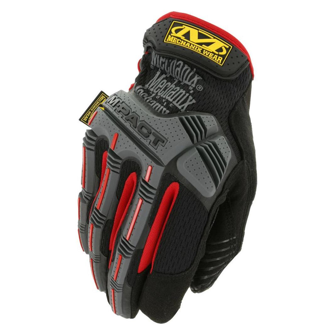 Mechanix Wear Pirštinės Mechanix M-Pact 52 juodos/raudonos S dydis. Velcro, TrekDry, dirbtinė oda, delno, krumpl (8) (MPT-52-008)