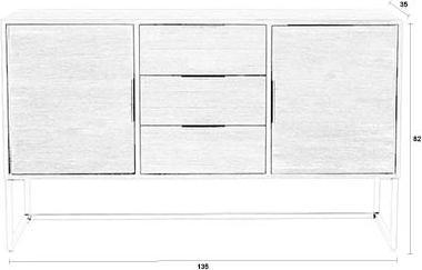 Actual product image Zuiver Webster (135 x 35 x 82 cm)