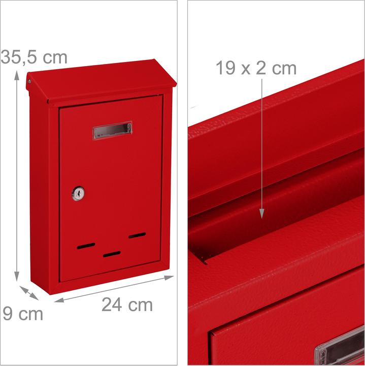 Produktbild Relaxdays Briefkasten