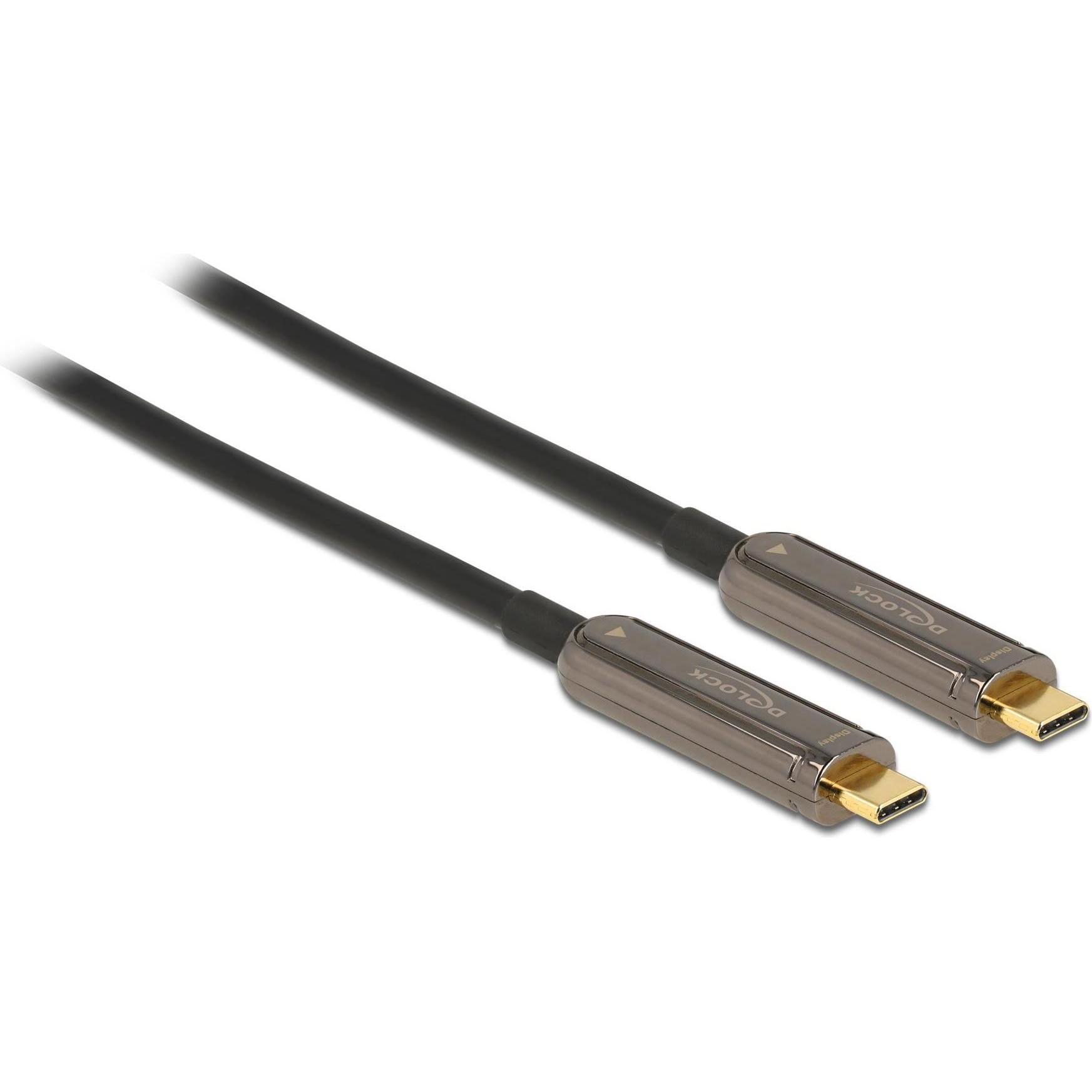 Delock USB Typ C — USB Typ C (10 m, USB Typ C), Video Kabel