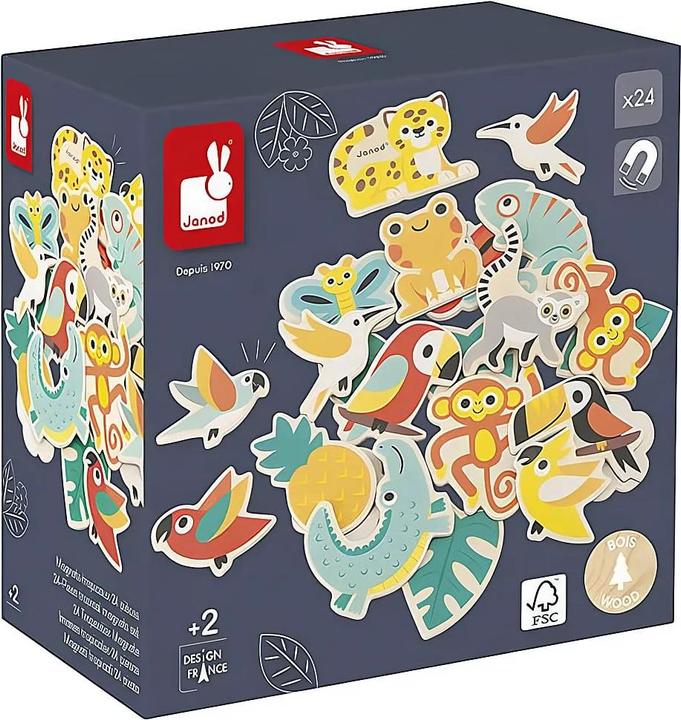 Produktbild Janod Tropik Magnete Stück (Deutsch, Englisch, Französisch, Italienisch, 2 - 5 Jahre)